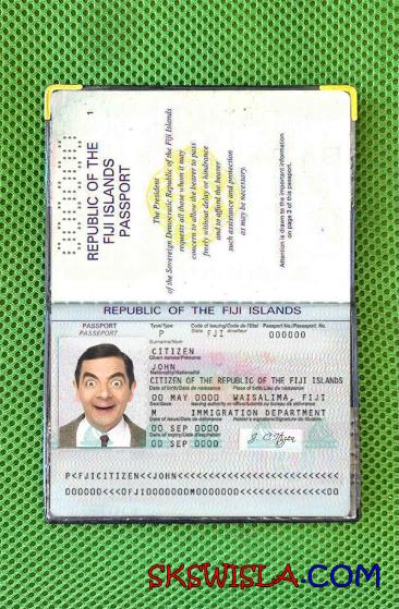 Fidżi zdjęcie do paszportu pliki PSD, skan i fotografowany obraz